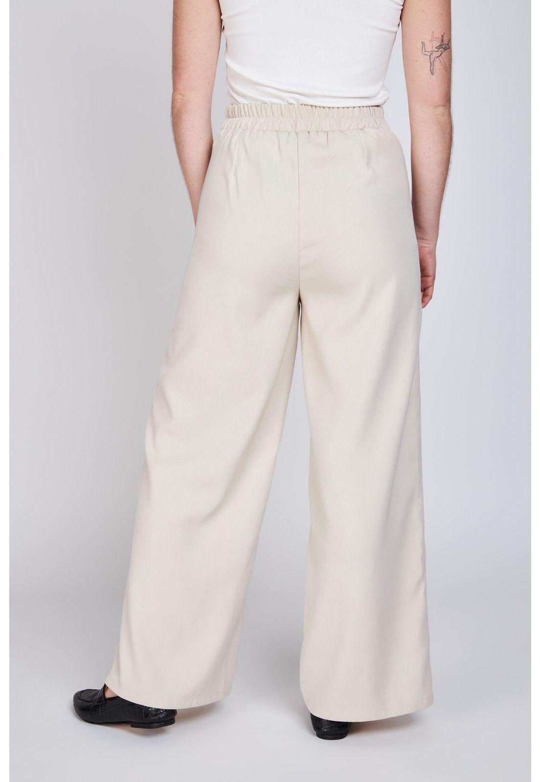 Pantalón Wide Leg Leticia Beige Eclipse-1