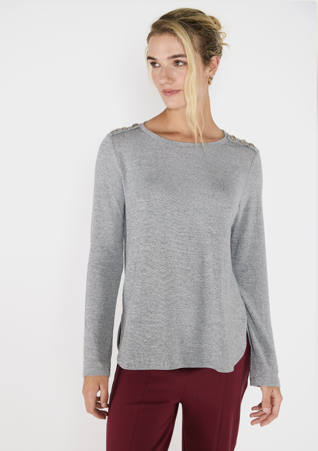 Polera Clarisa Gris-2