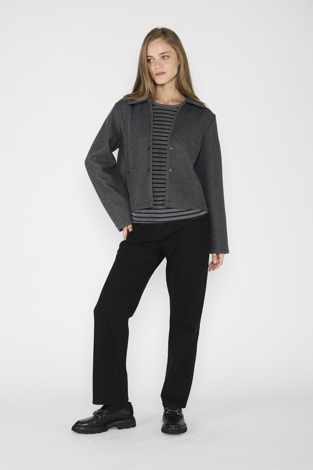 Casaca Paño Antonella Gris-3