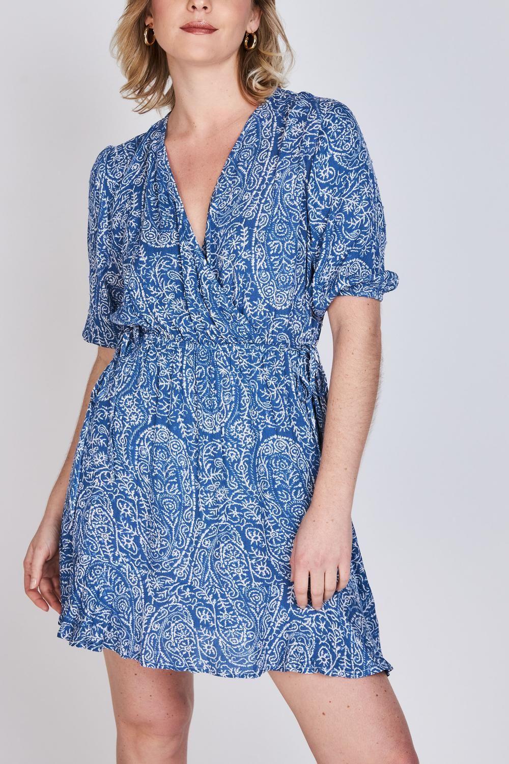 Vestido Estampado Vale Azul Eclipse-0