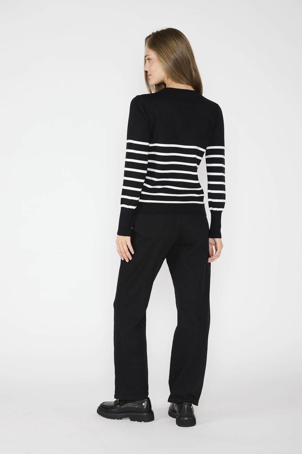 Tejido Mari Negro/Crudo-2