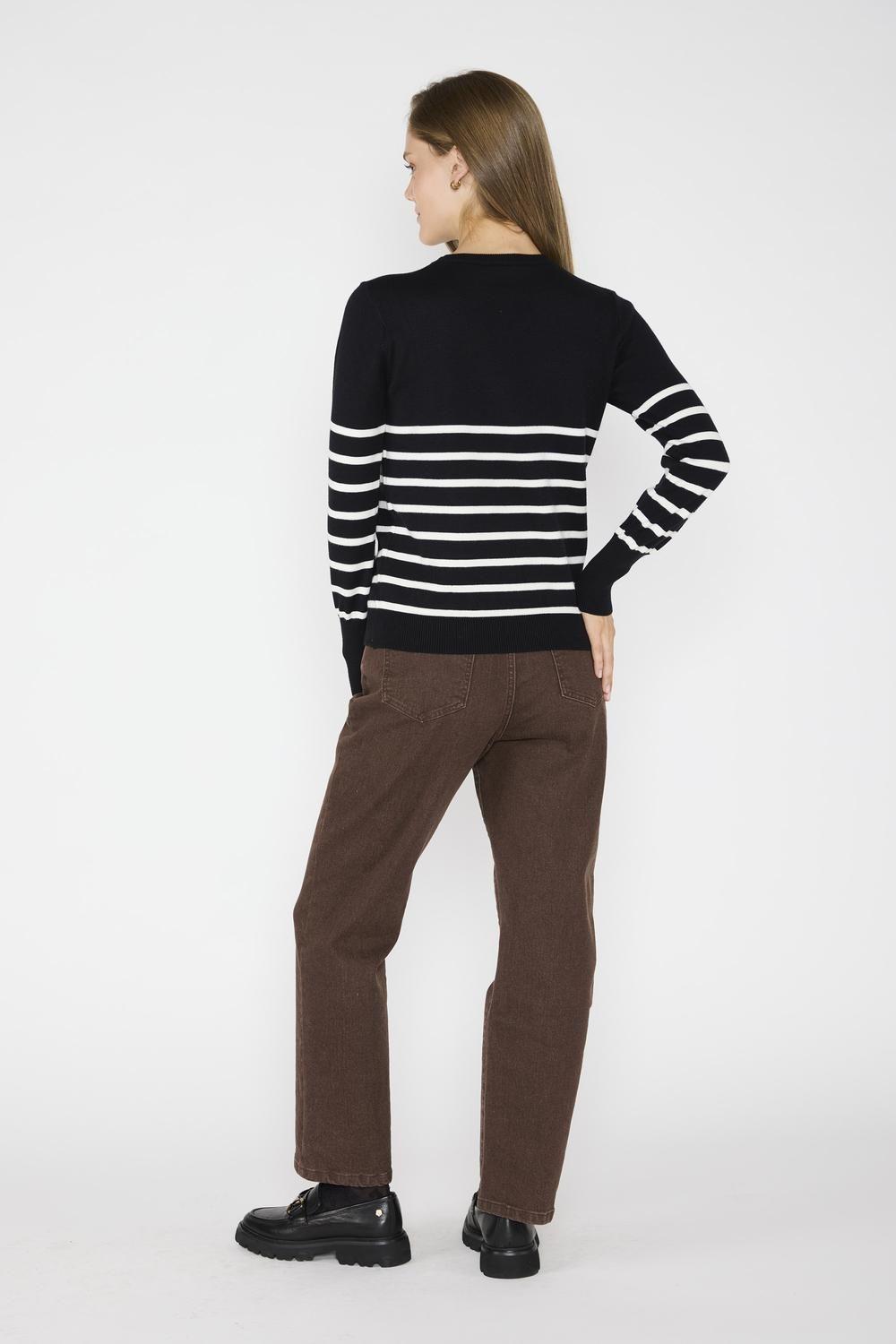 Tejido Mari Negro/Crudo-4