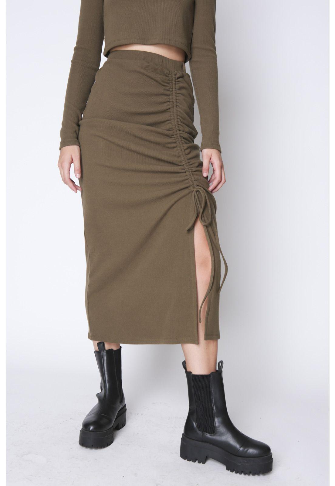 Falda Mika Verde Atrevida-0