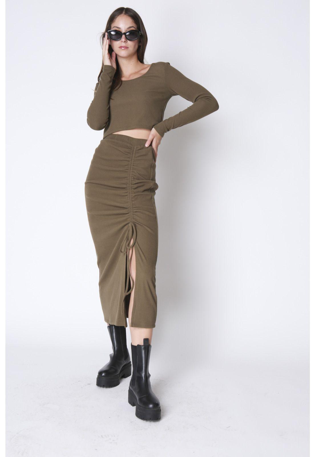 Falda Mika Verde Atrevida-3