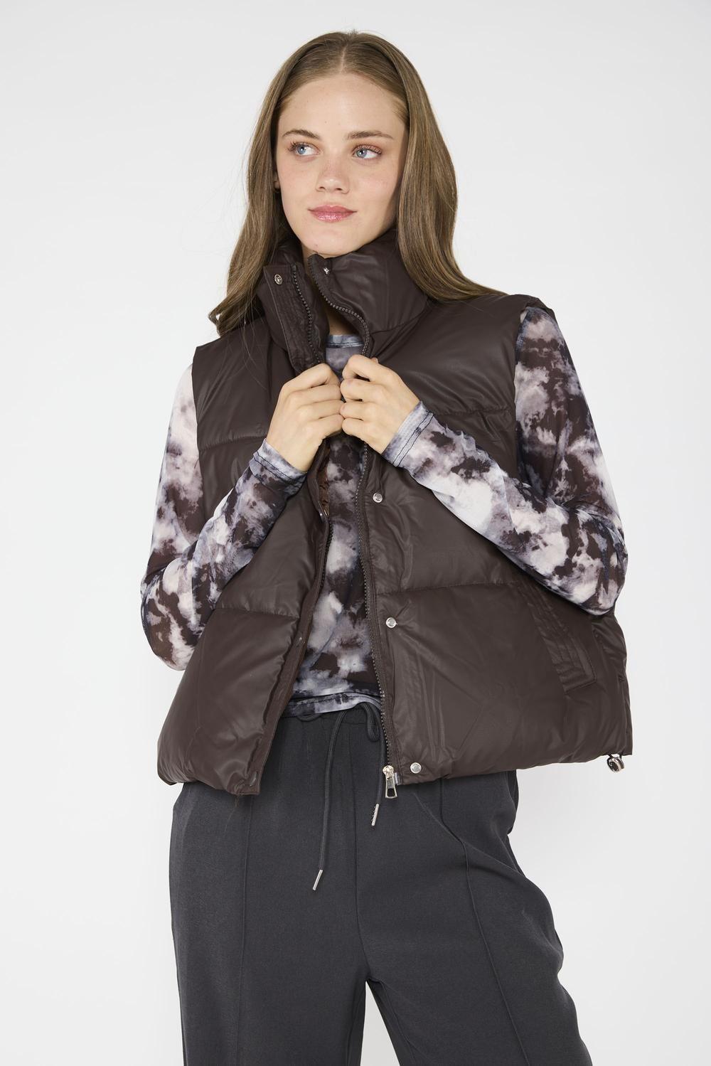 Parka Sin Mangas Anastasia Café-0