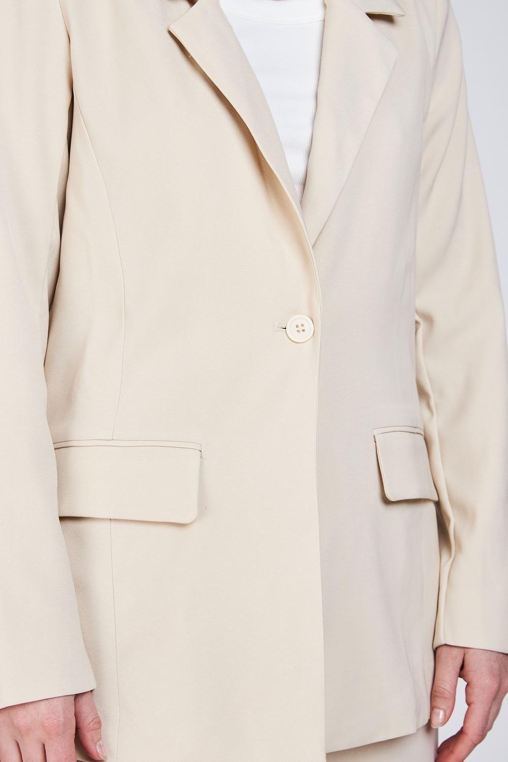Blazer Entallado Emily Beige Eclipse-2