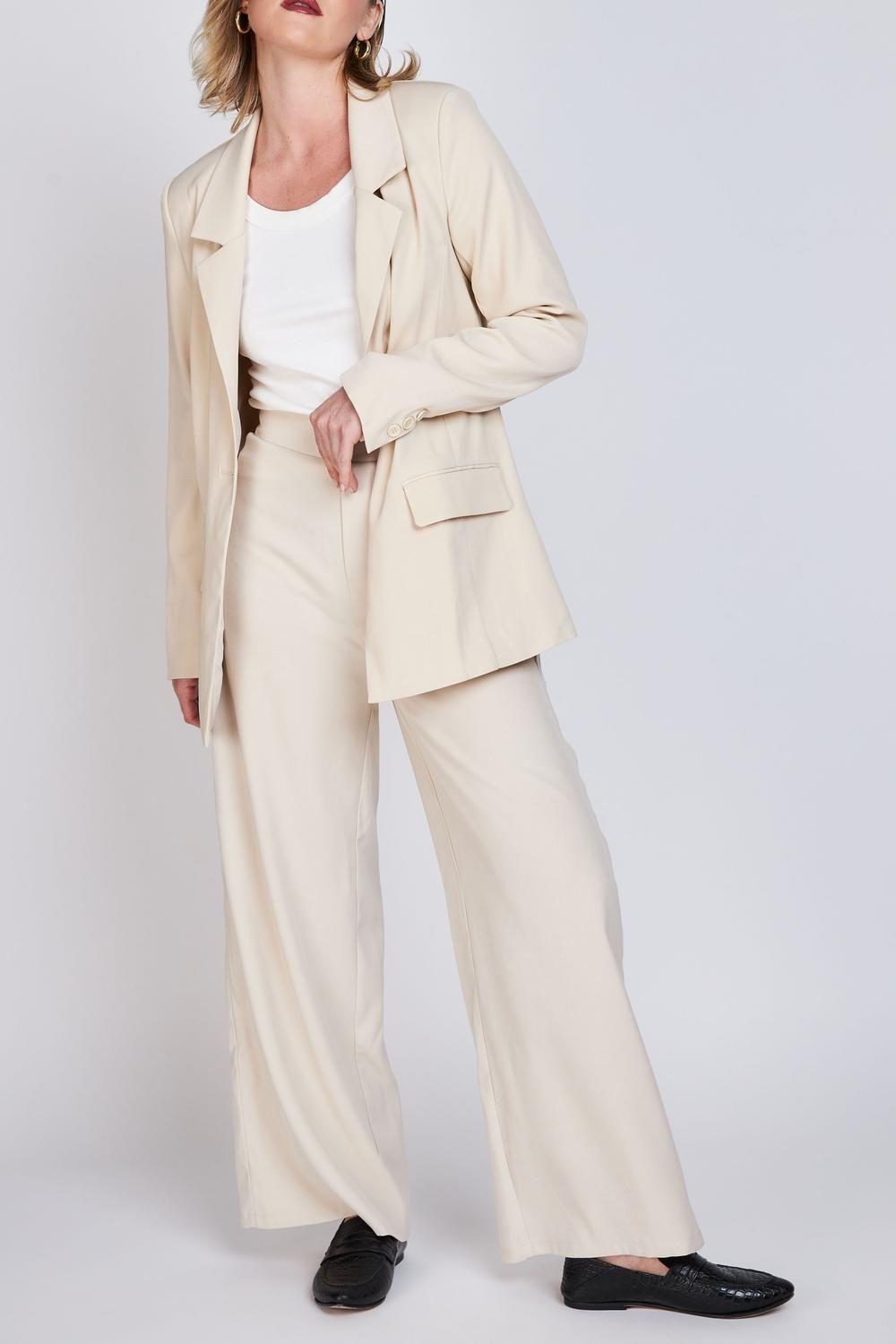 Blazer Entallado Emily Beige Eclipse-3