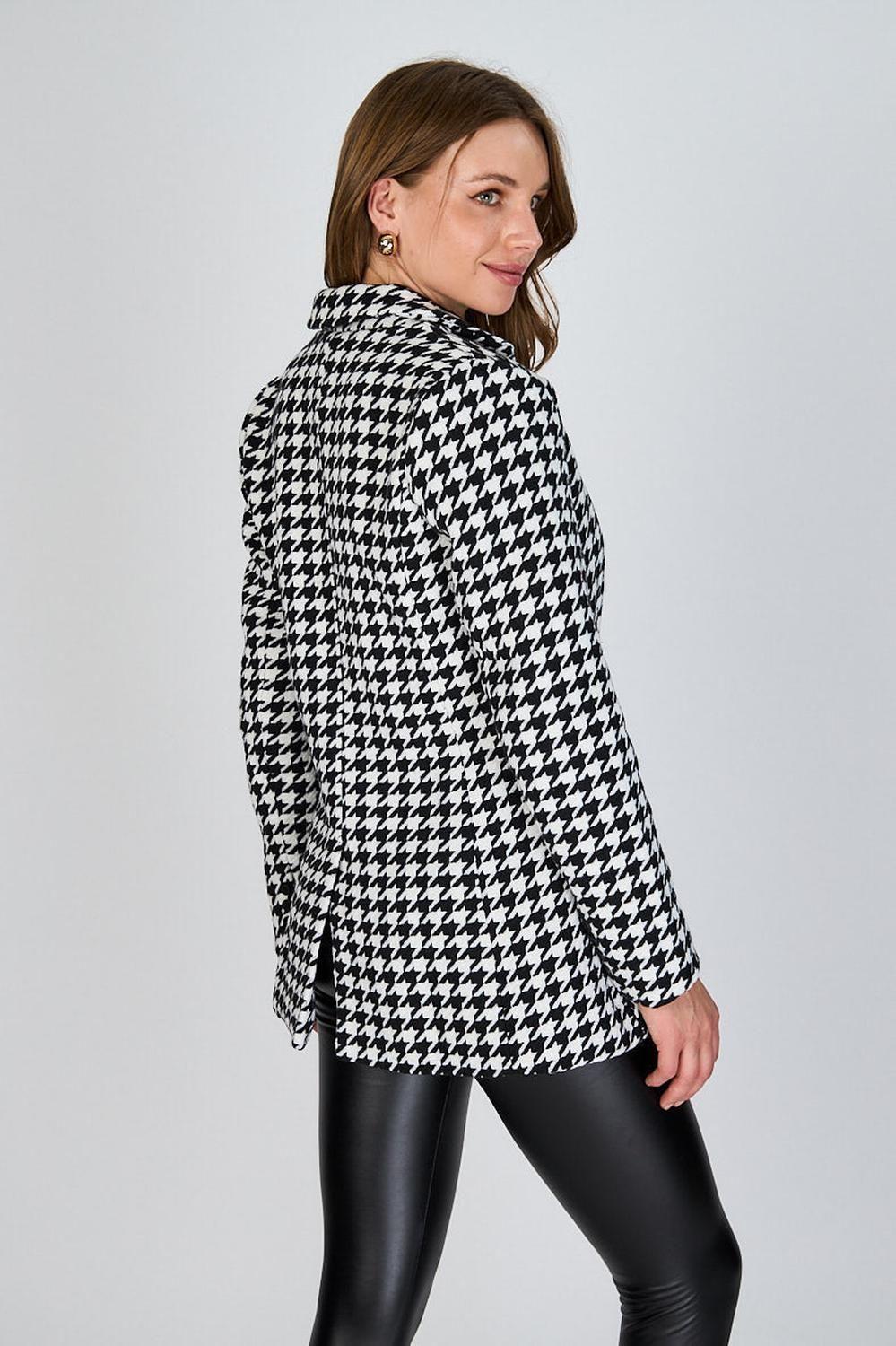 Blazer Pied de Poule Trini Negro Eclipse-4