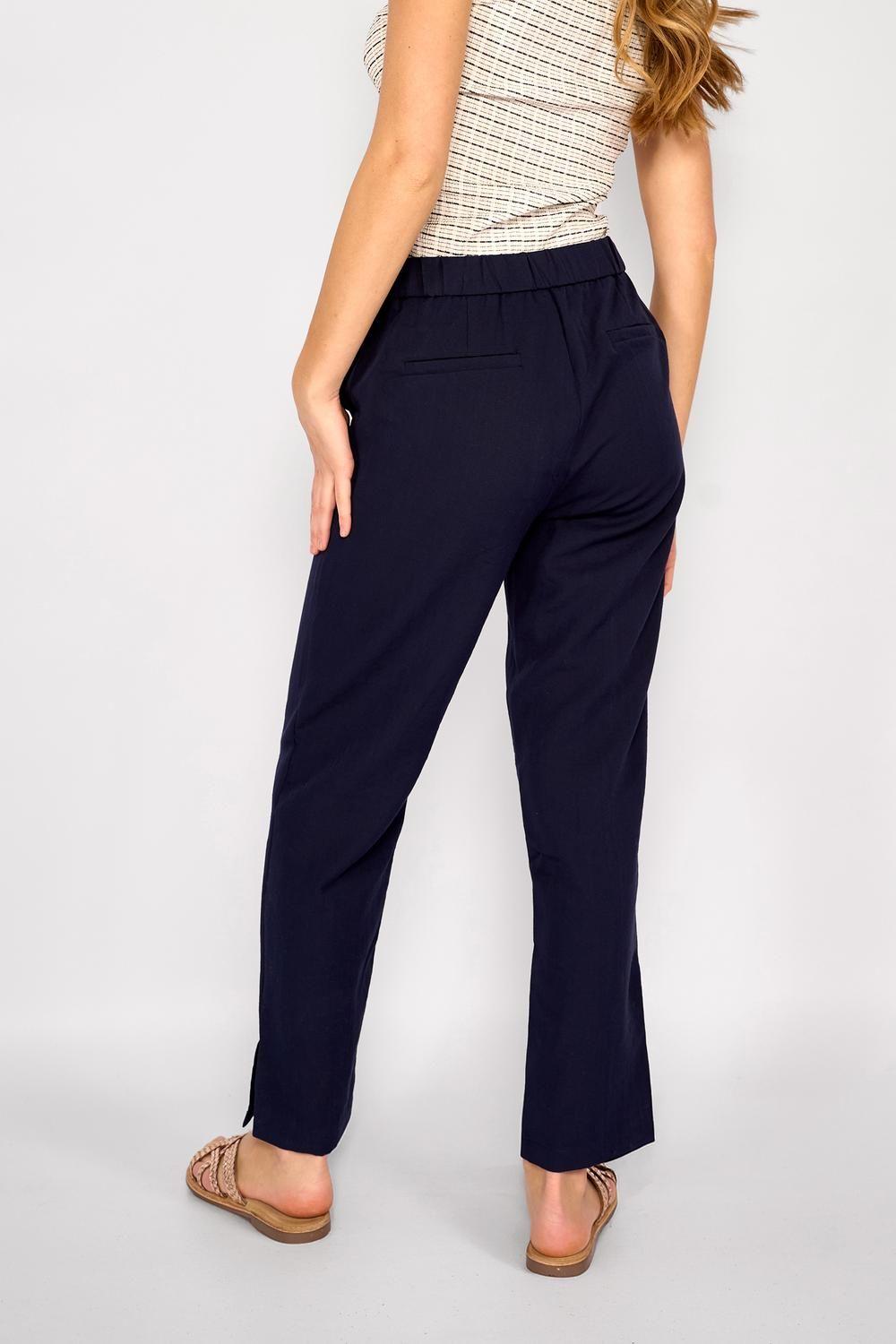 Pantalón Recto Sastrería Alicia Azul-1