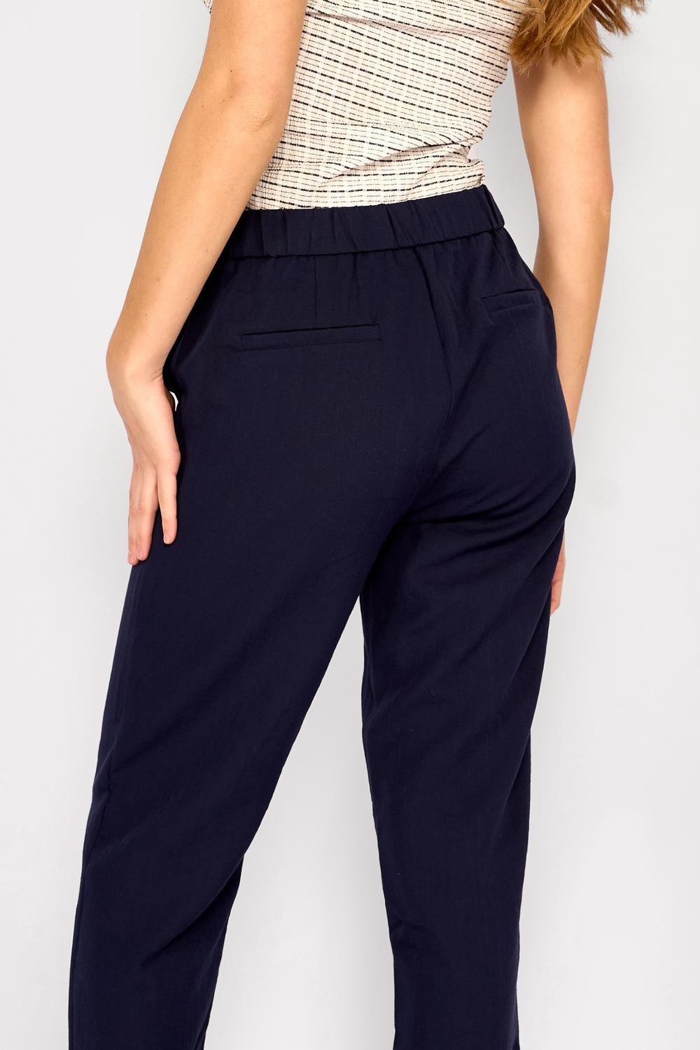 Pantalón Recto Sastrería Alicia Azul-2