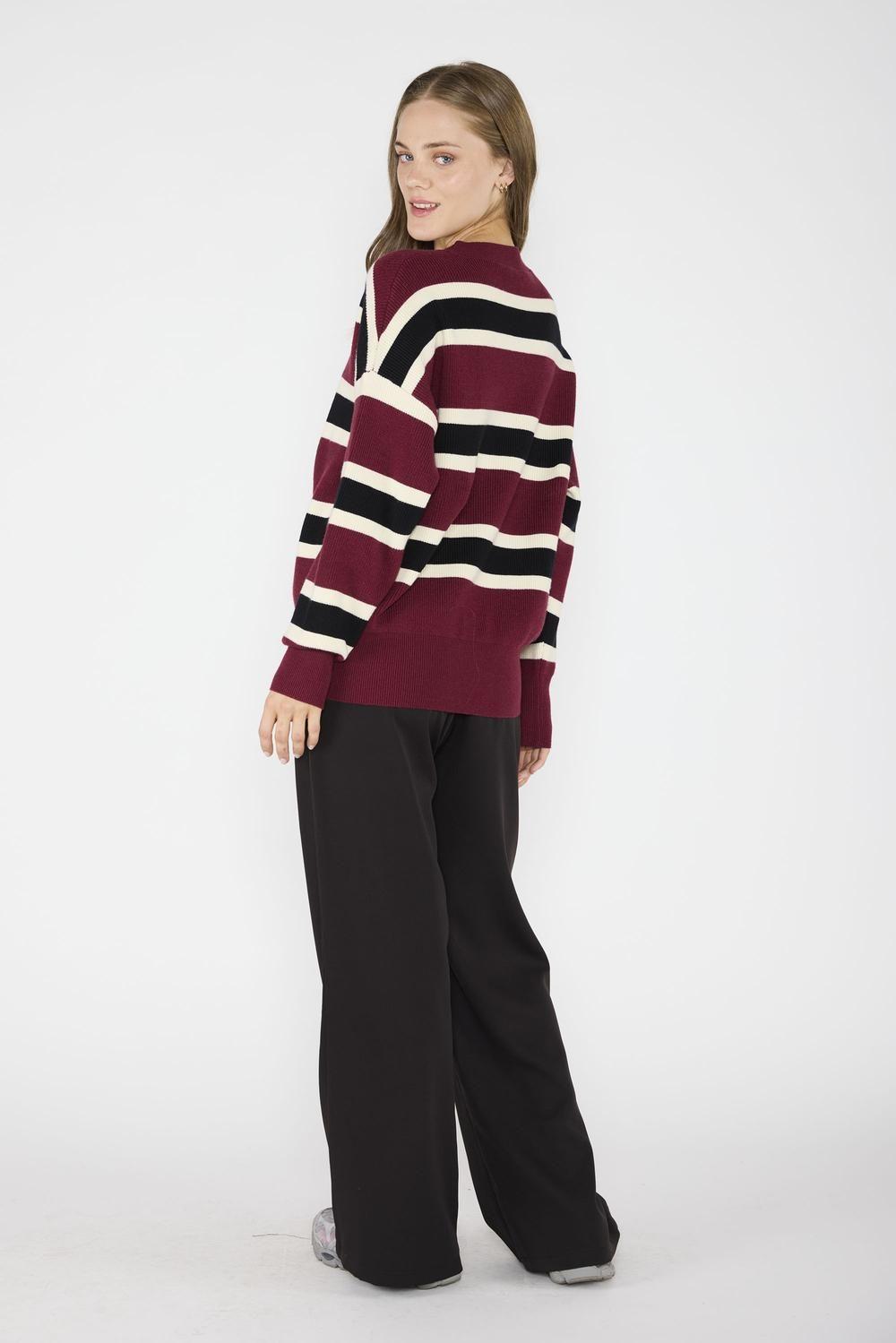 Sweater Rayas Pascal Burdeo-2