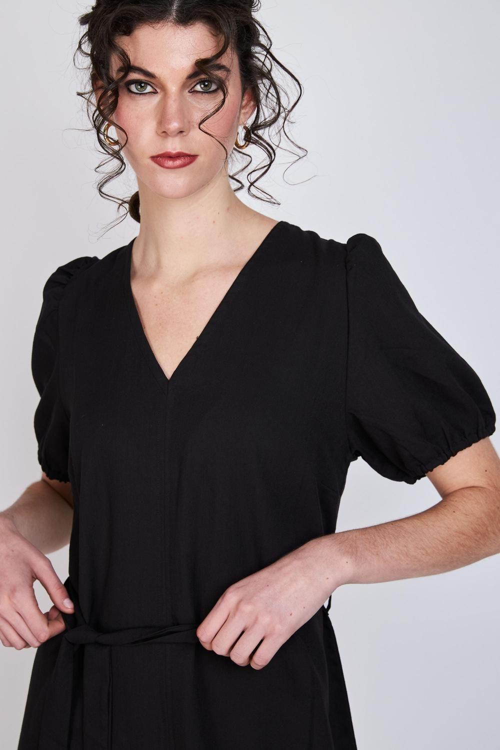Vestido Largo Tere Negro Negro Woman by Eclipse-2