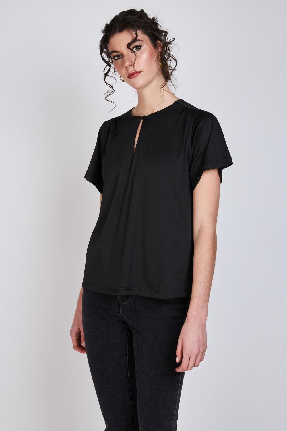 Polera Manga Campana Gala Negro Woman by Eclipse-1