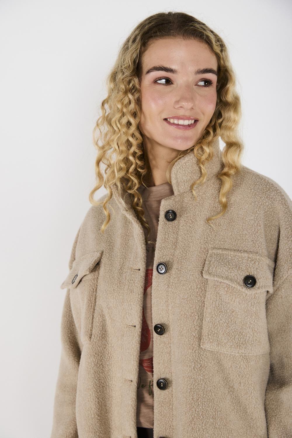 Chaquetón Camila Crudo-1