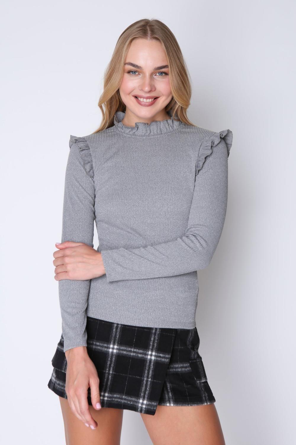 Polera Rosario Gris Eclipse-0