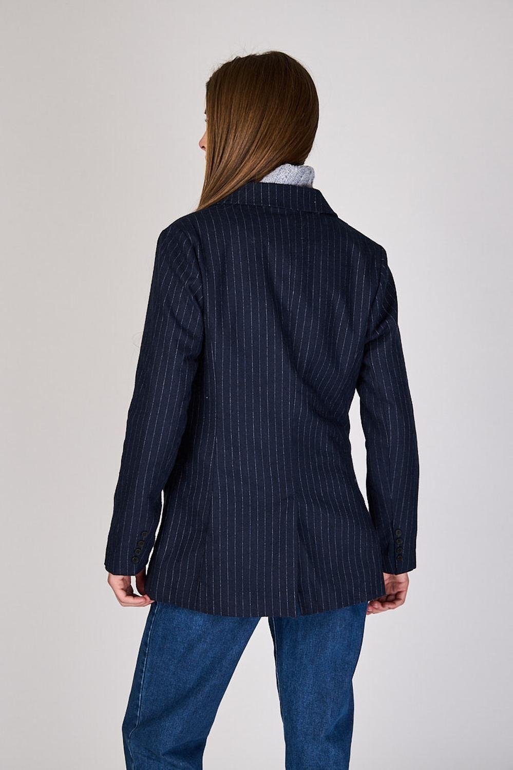 Blazer Listado Mia Azul Marino Eclipse-1