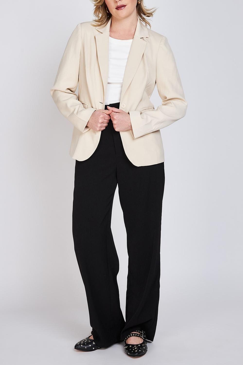 Blazer Clásico Leticia Beige Woman by Eclipse-3