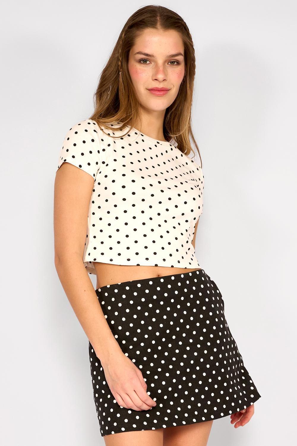 Polera Lunares Pascal Blanco-2