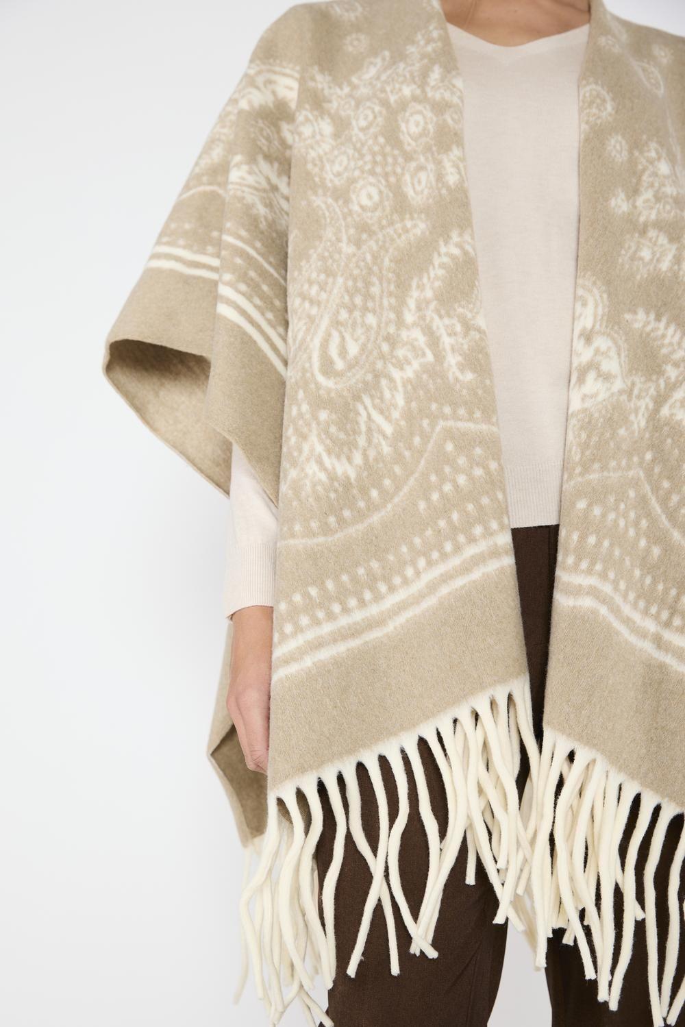 Ruana Veronica Beige-2