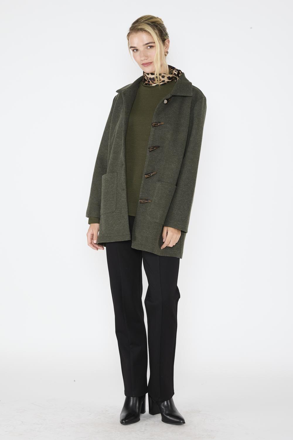 Chaqueta Montgomery Virginia Verde Militar-3