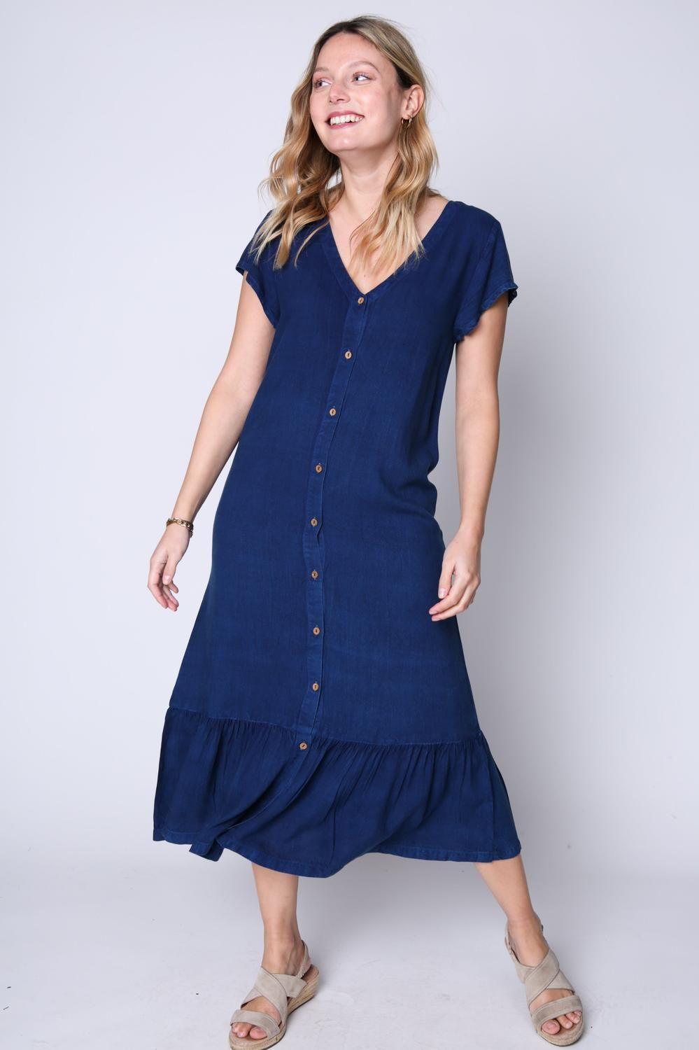 Vestido Fran Azul Eclipse-0