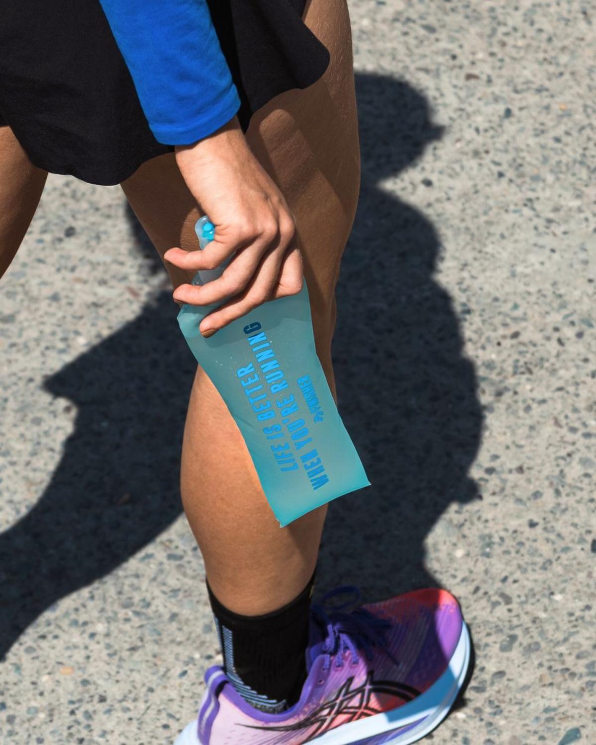 Botella Running Soft Flask 500cc Azul-0