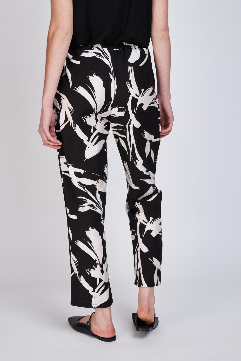 Pantalón Estampado Asunción Negro Woman by Eclipse-0