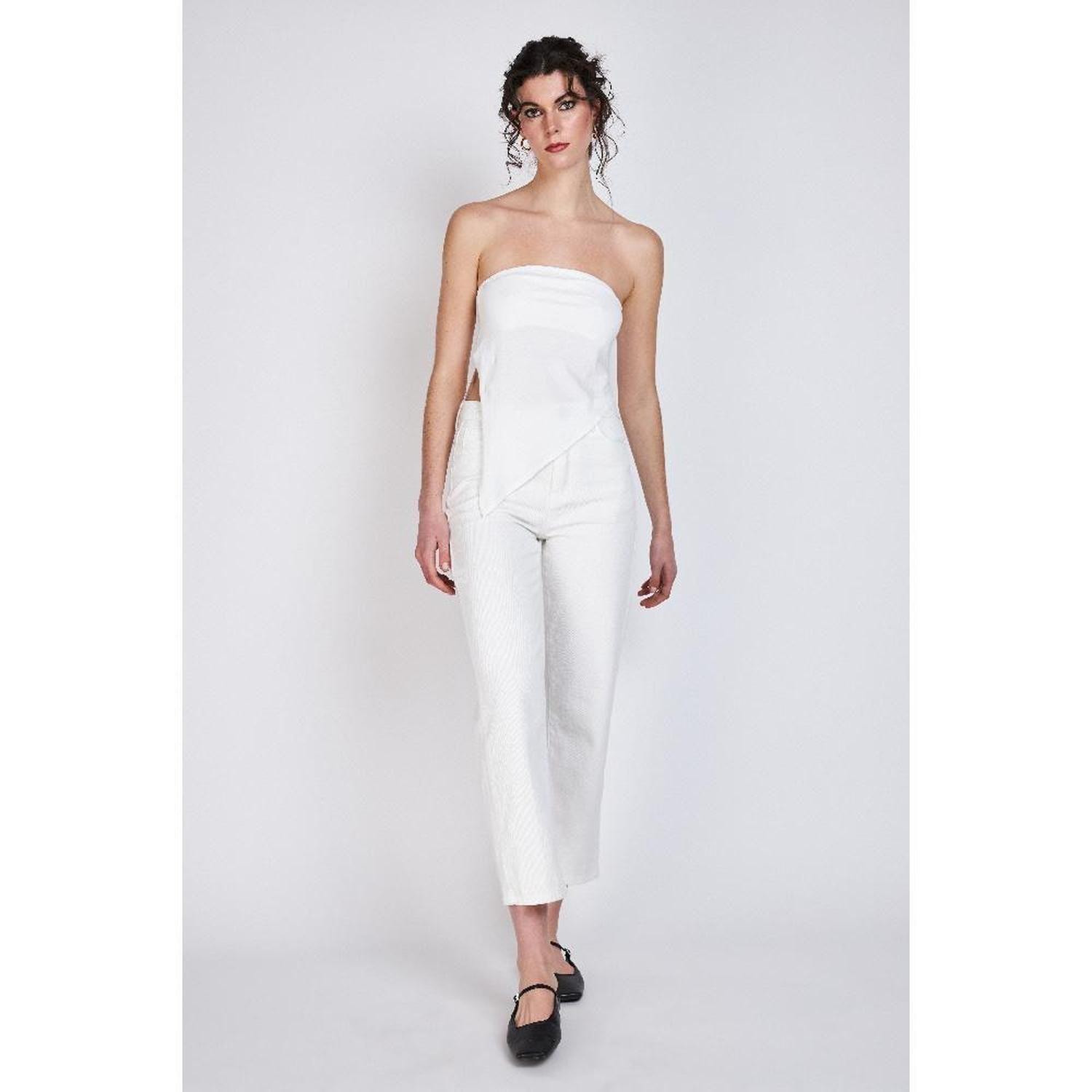 Top Strapless Asimétrico María Blanco ATR by Eclipse-2