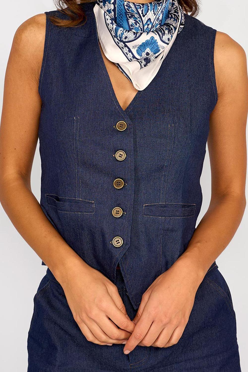Vest Denim Carla Azul-2