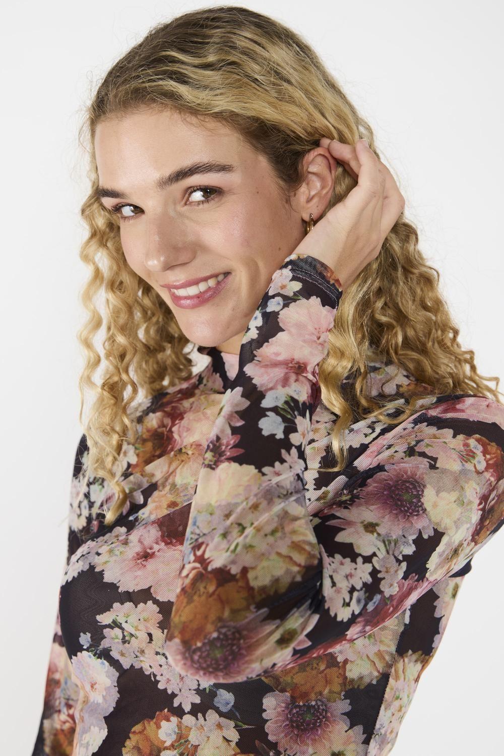 Polera Mesh Sofía Burdeo-2