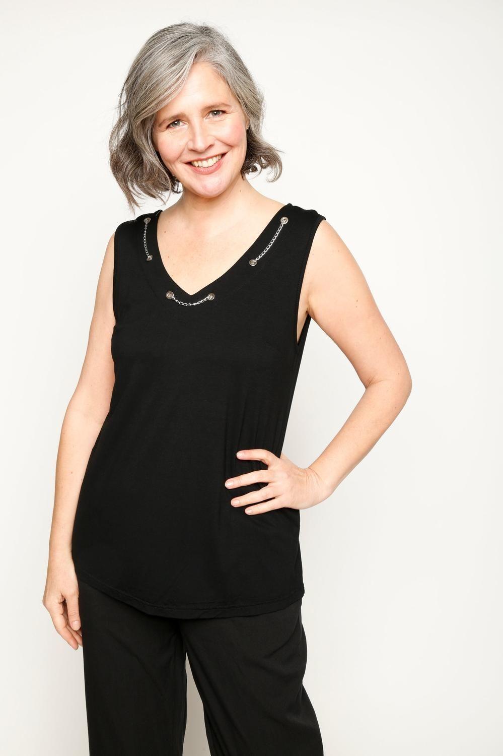 Blusa Claudia Negro Woman by Eclipse-0