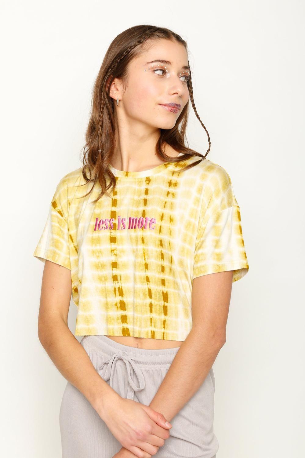 Polera Ying Amarillo Atrevida-0