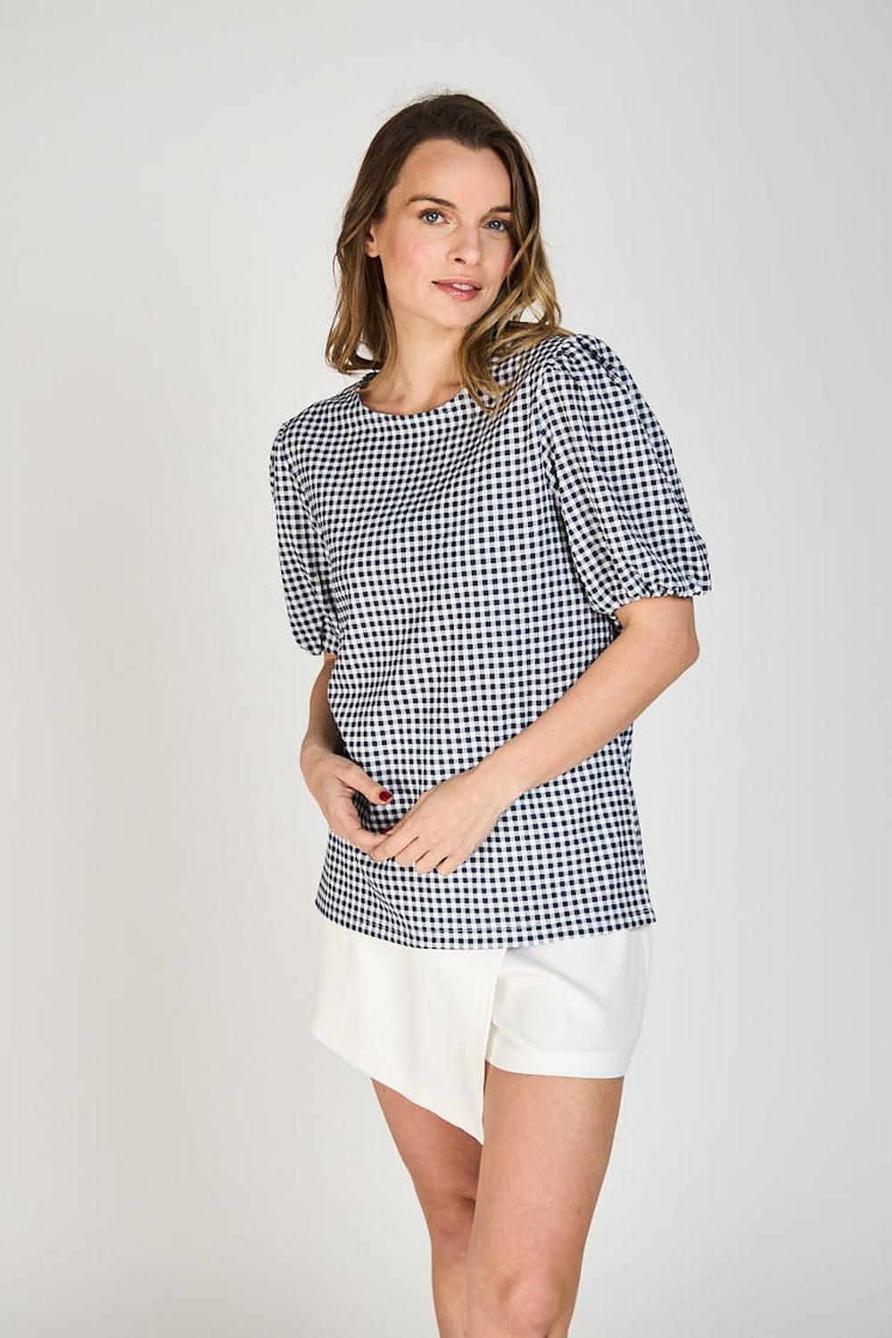 Polera Claire Manga Campana Eclipse-0