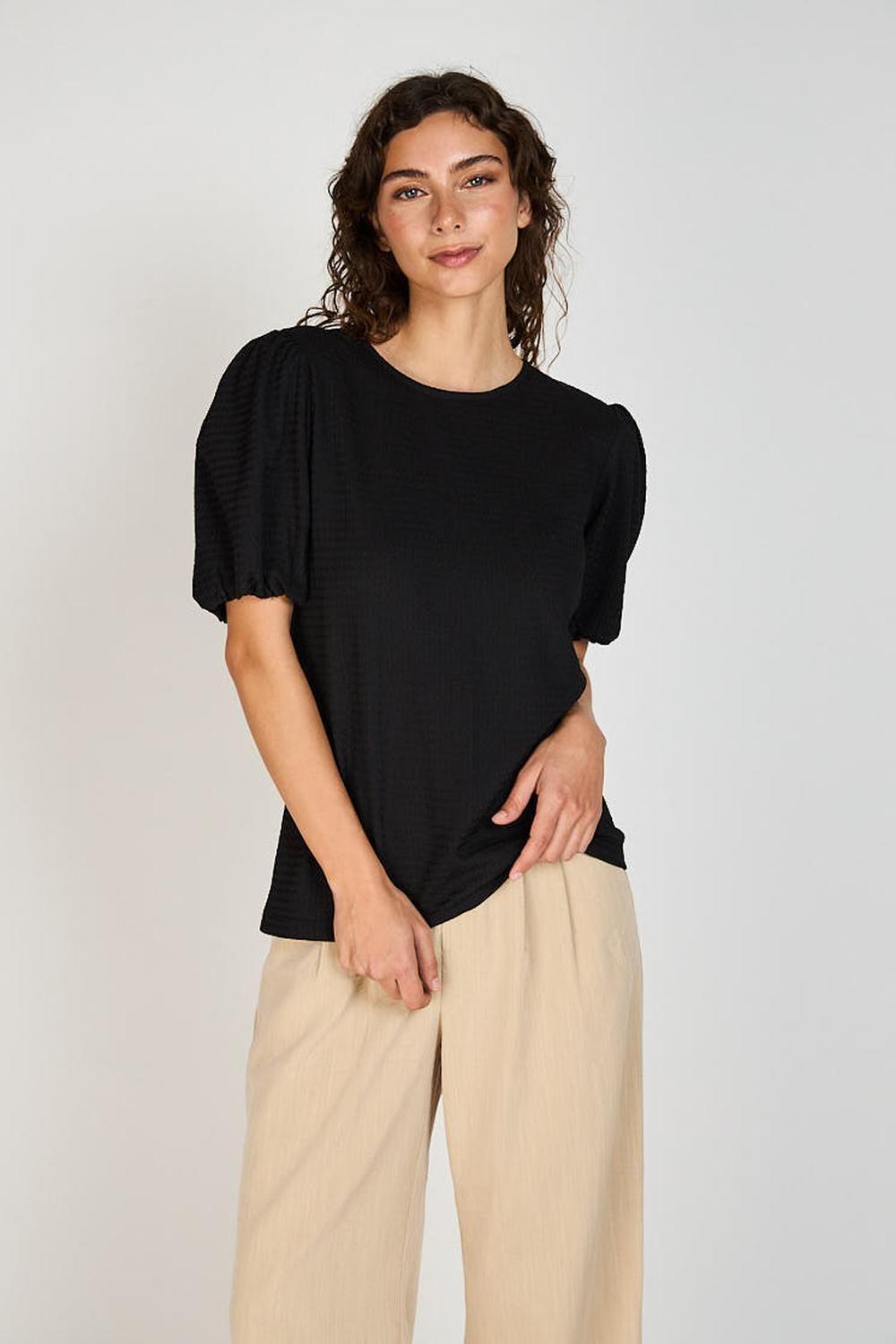 Polera Claire Manga Campana Eclipse-0