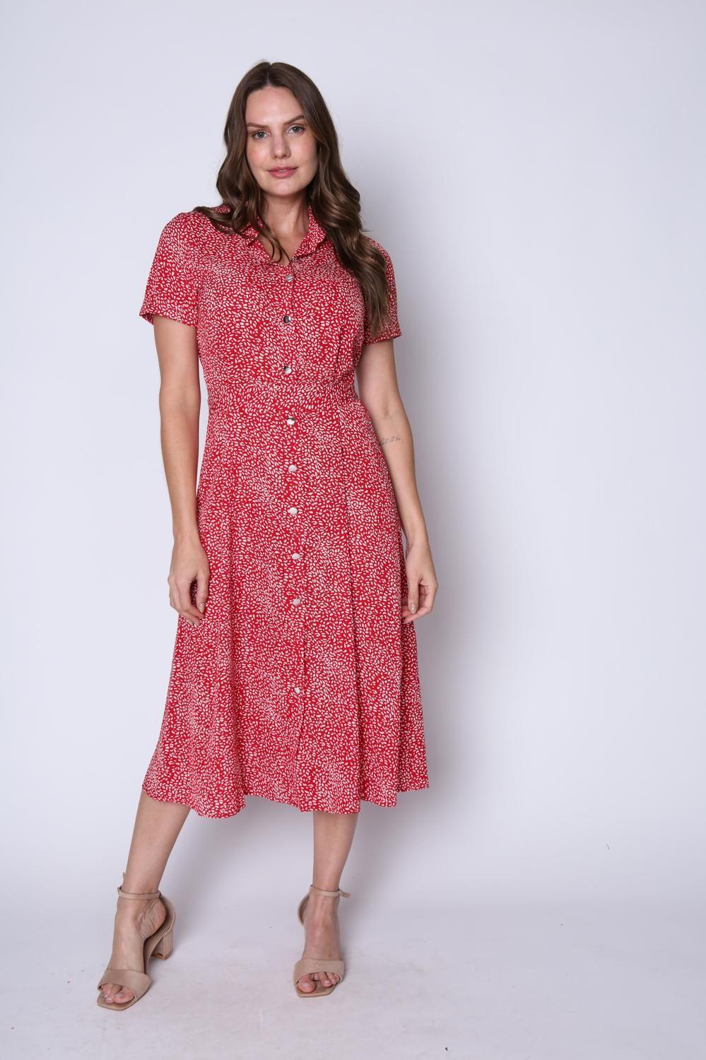 Vestido Sara Rojo Woman-0