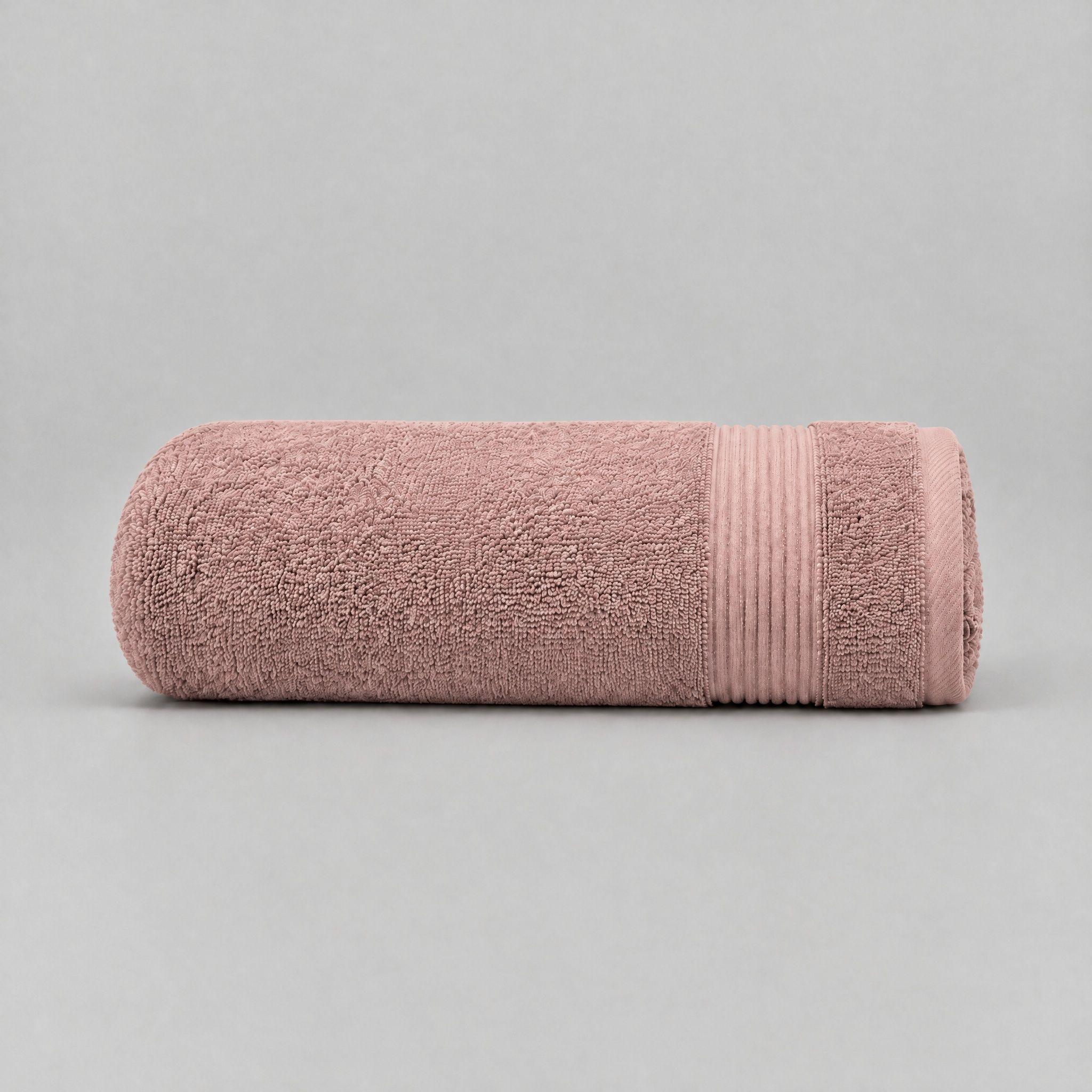 Toalla De Mano 50x90cm Algodón 550g Super Suave Absorbente Rosa-0