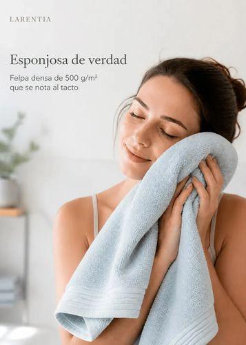 Toalla De Baño Algodon 100% Xl 70x140cm 500g Secado Rapido Verde-3