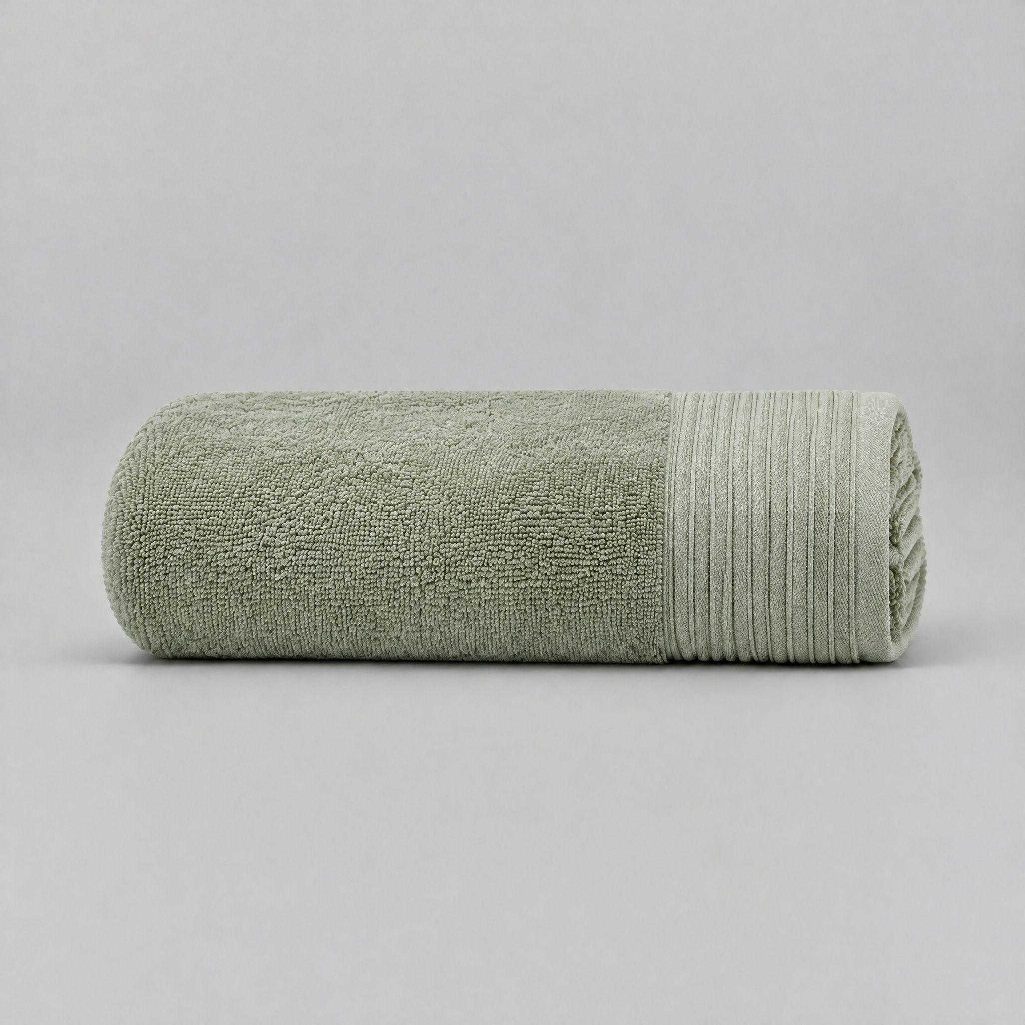 Toalla De Baño Algodon 100% Xl 70x140cm 500g Secado Rapido Verde-0