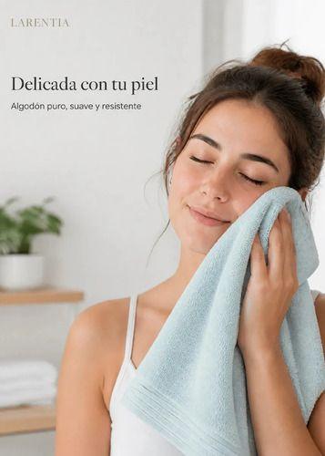 Toalla De Baño Algodon 100% Xl 70x140cm 500g Secado Rapido Verde-5