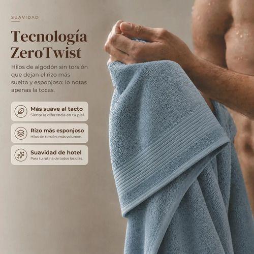 Toalla De Baño Algodón Grande 70x140 Cm 550g Super Suave Absorbente Con Colgador Color Rosa-3