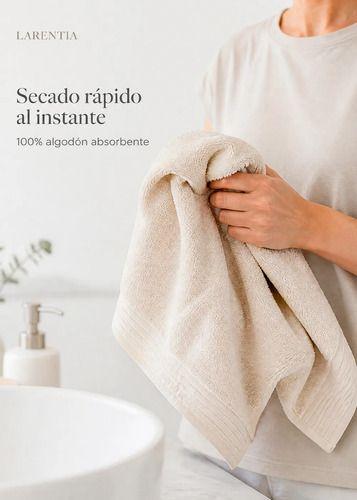 Set 3 Toallas De Baño Grandes De Algodon 100% Xl 70x140 500g Verde-5