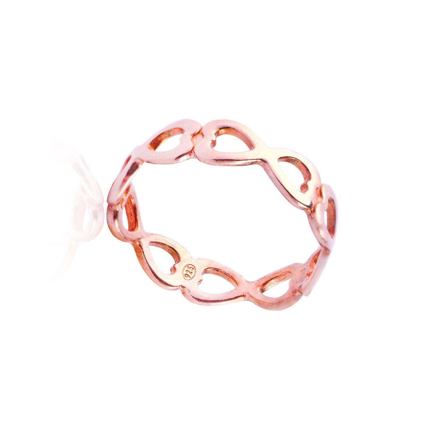 Anillo de Plata Esterlina 925 Rose Tipo 47-2