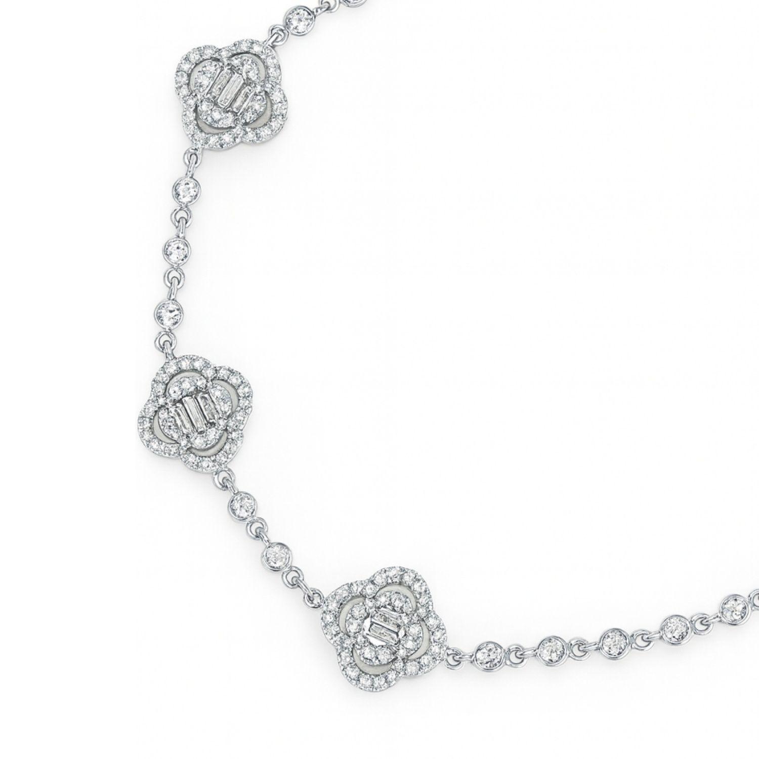 Pulsera Plata Esterlina 925 Modelo Florentina con Circonita-2