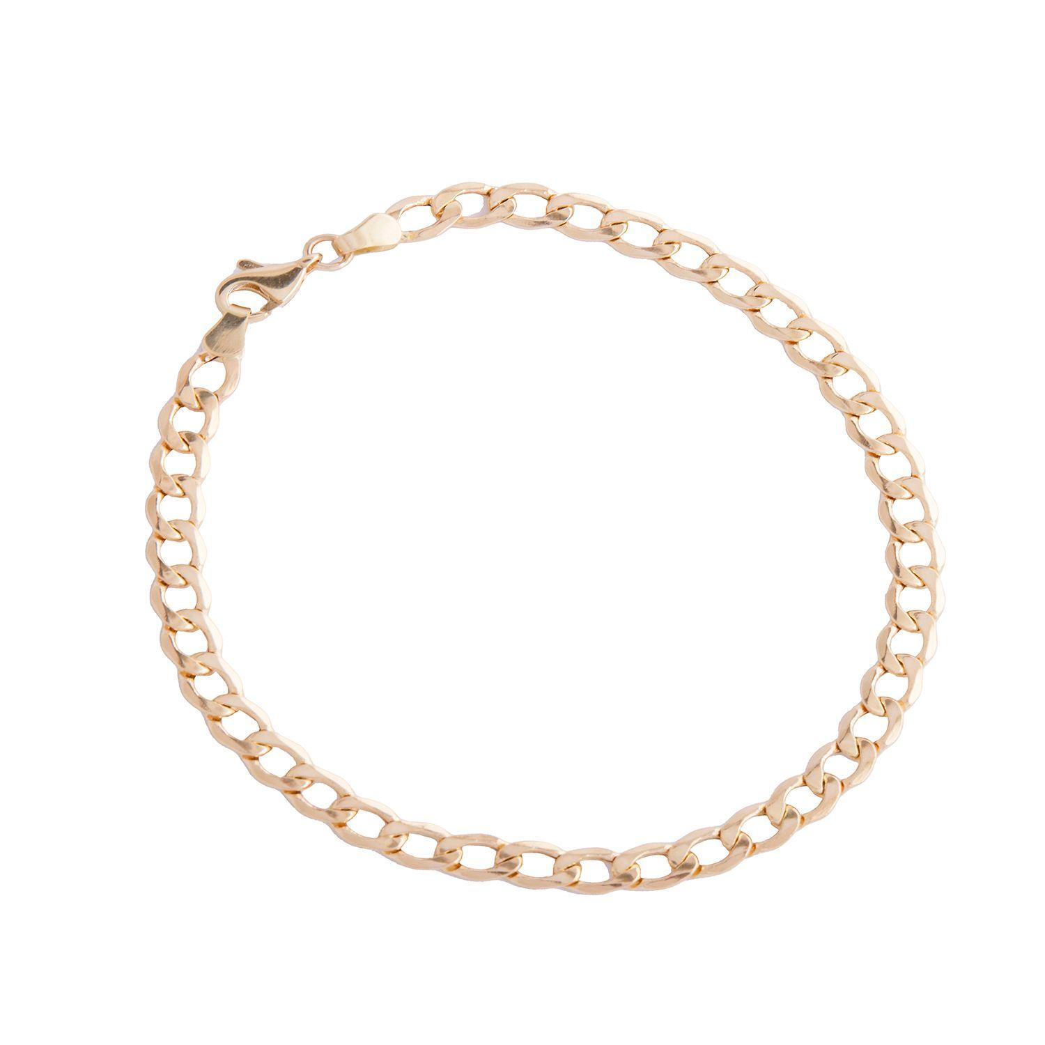Pulsera de Oro 18kt Groumet Clasico-0