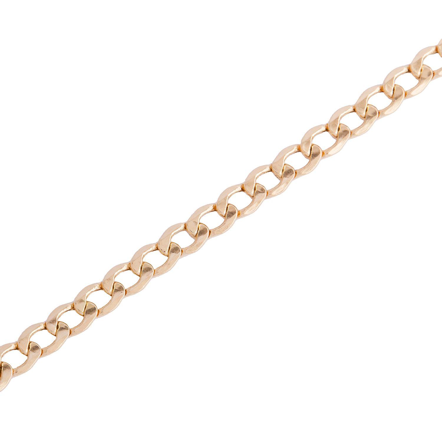 Pulsera de Oro 18kt Groumet Clasico-1