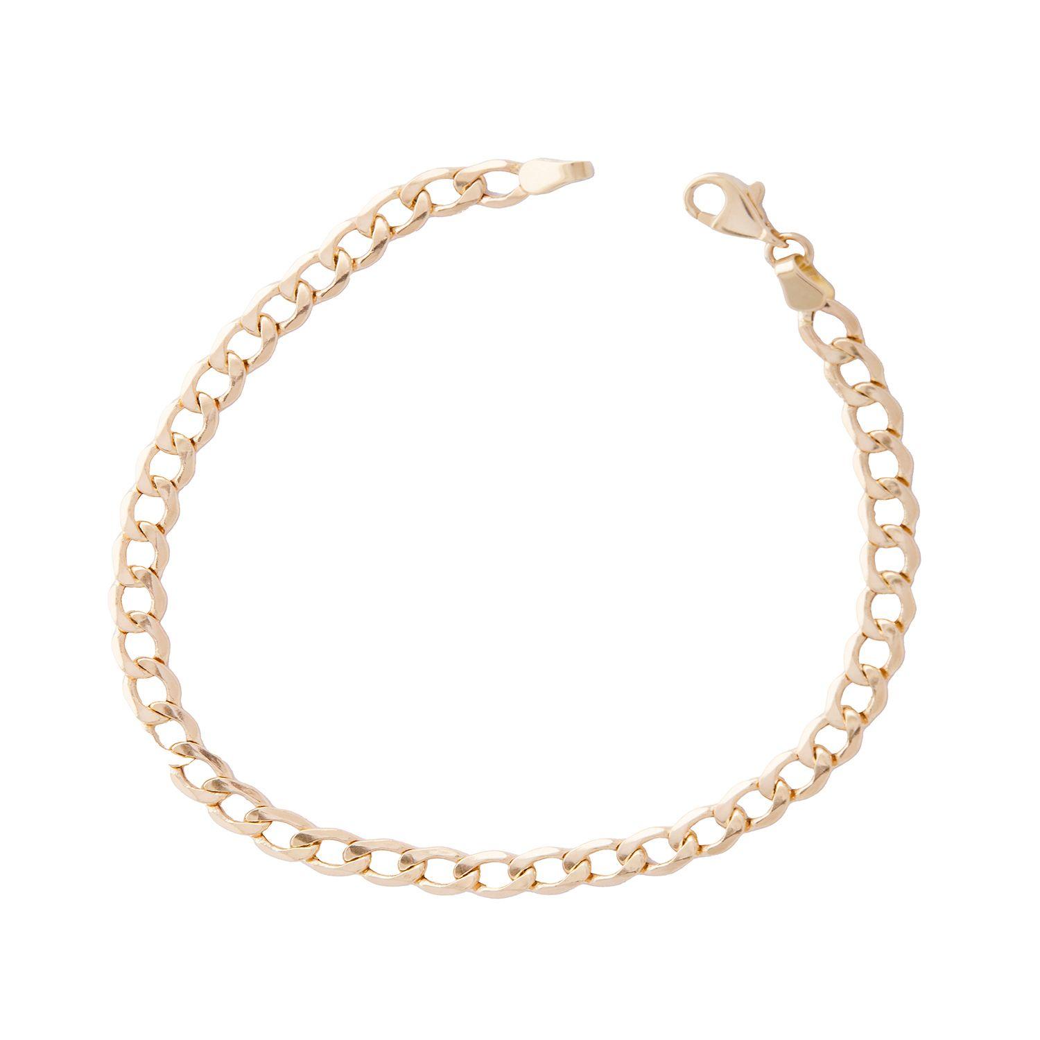 Pulsera de Oro 18kt Groumet Clasico-2