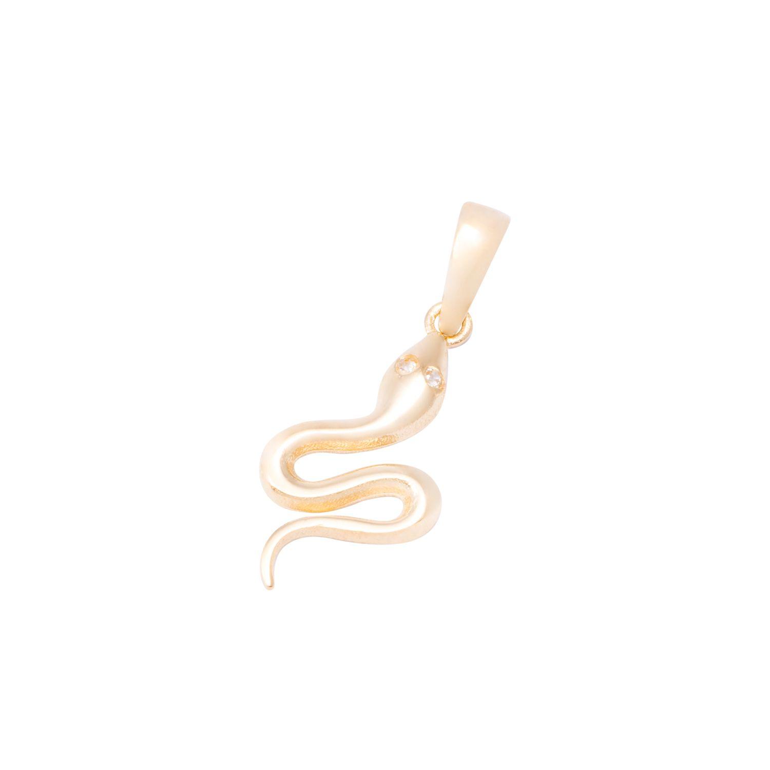 Colgante de Oro de 18kt Serpiente-0