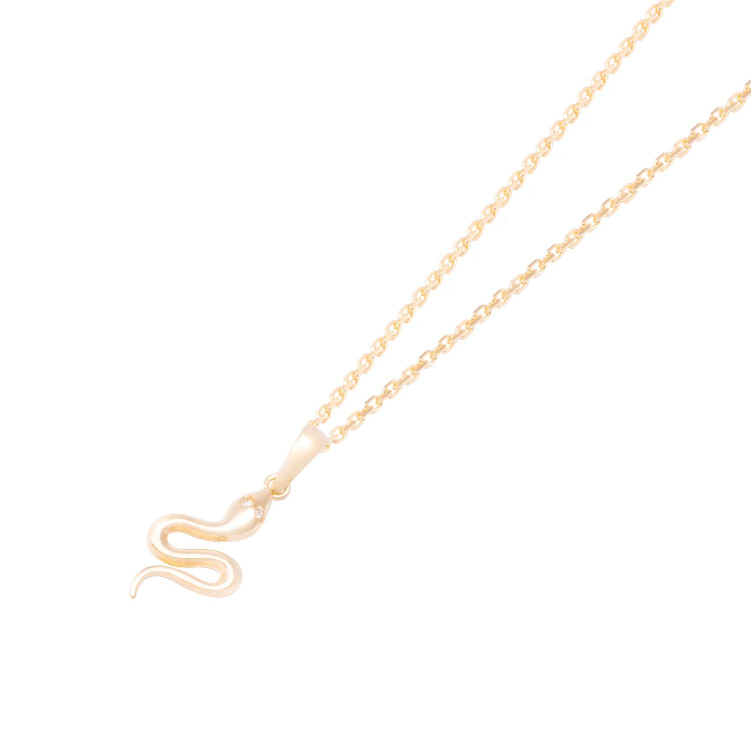 Colgante de Oro de 18kt Serpiente-1