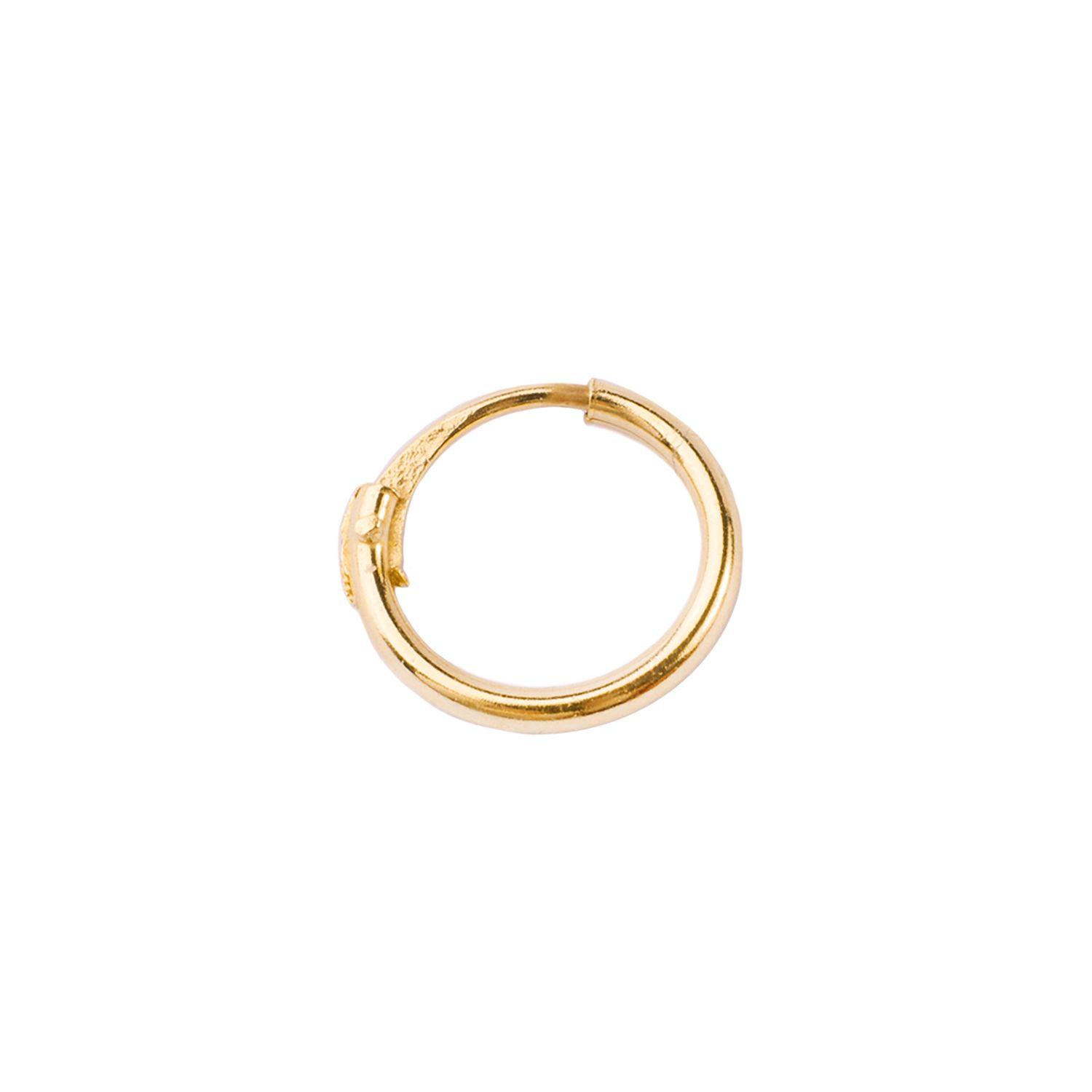 Aro Piercing de Oro 9kt Argolla-1