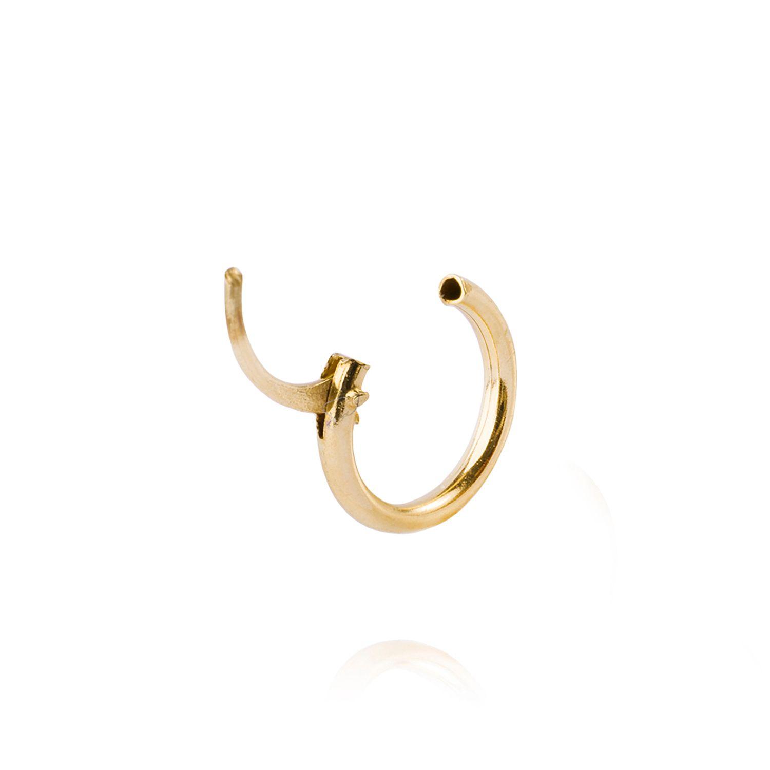 Aro Piercing de Oro 9kt Argolla-2